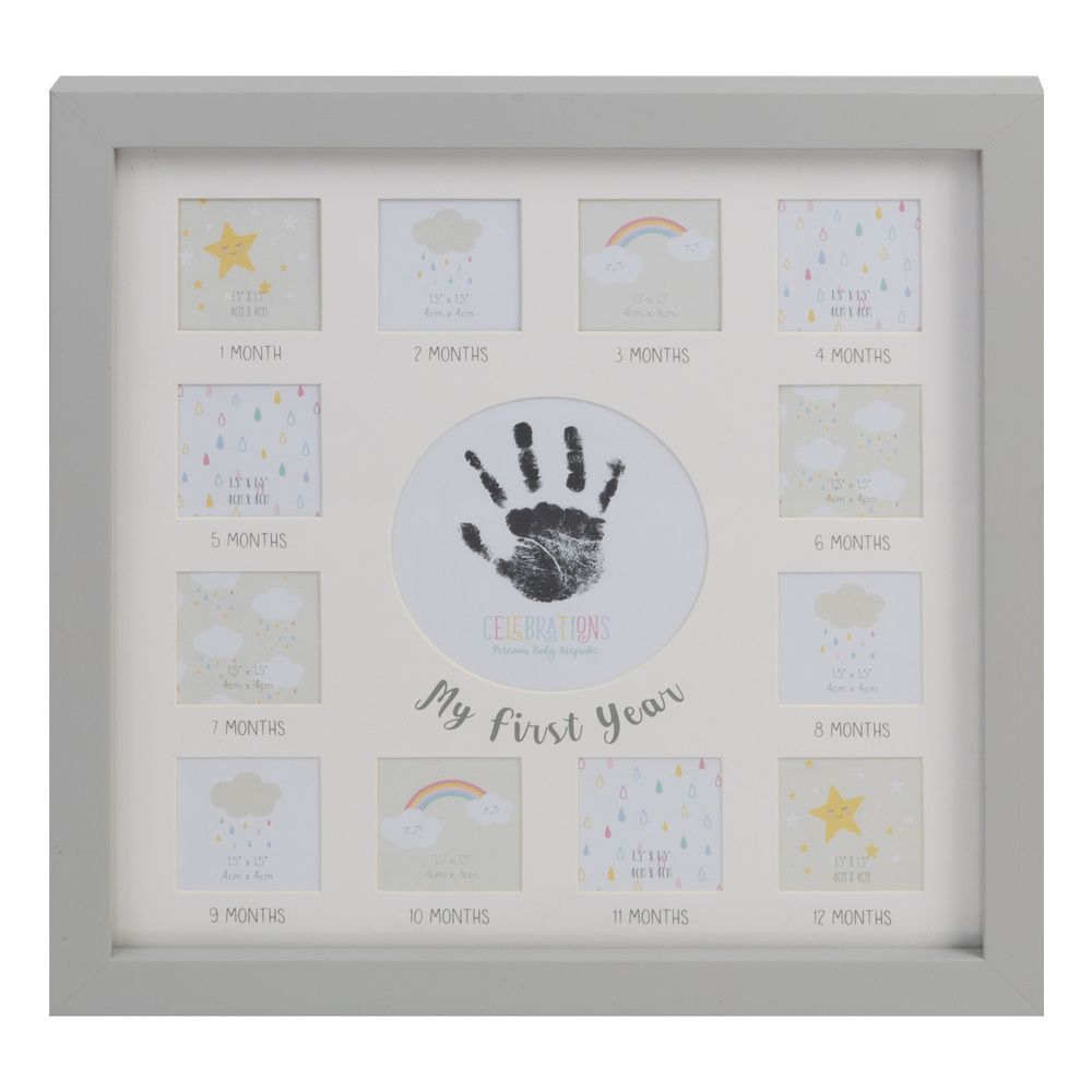 Celebrations My First Years Frame Grey Frame - More Than Just a Gift | Narborough Hall