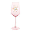 Confetti Wine Glass - Happy Birthday