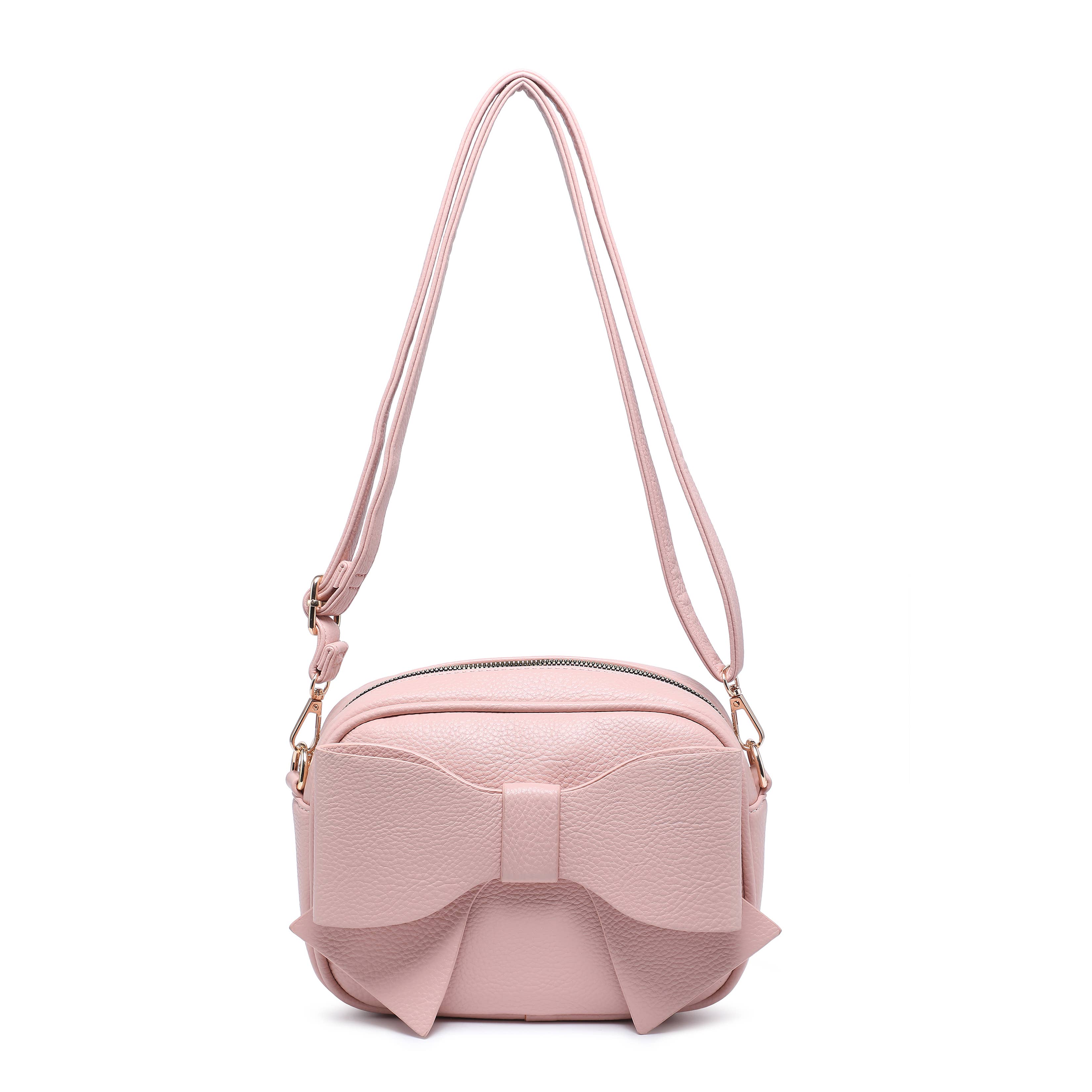 Beau Lilac Crossbody Bow Bag