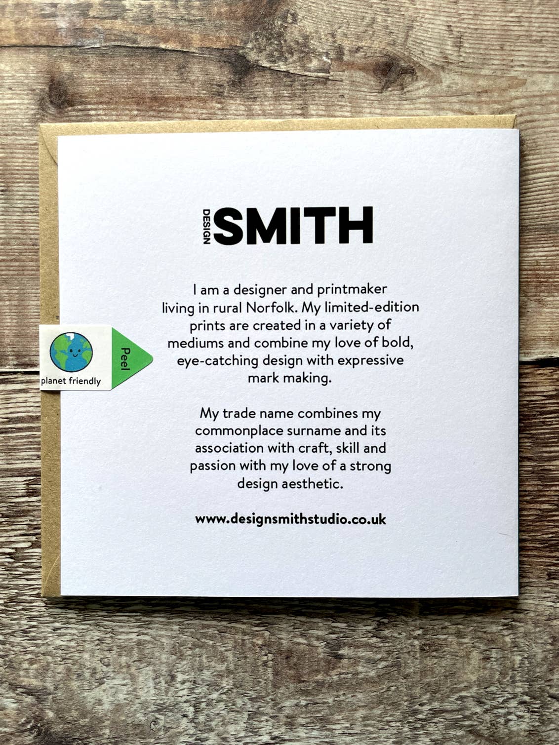 Design Smith - Beer Mats - blank greetings card - More Than Just a Gift | Narborough Hall