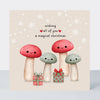 Petimo - Woodland Wishes All of You Magical Christmas Mushroom Card