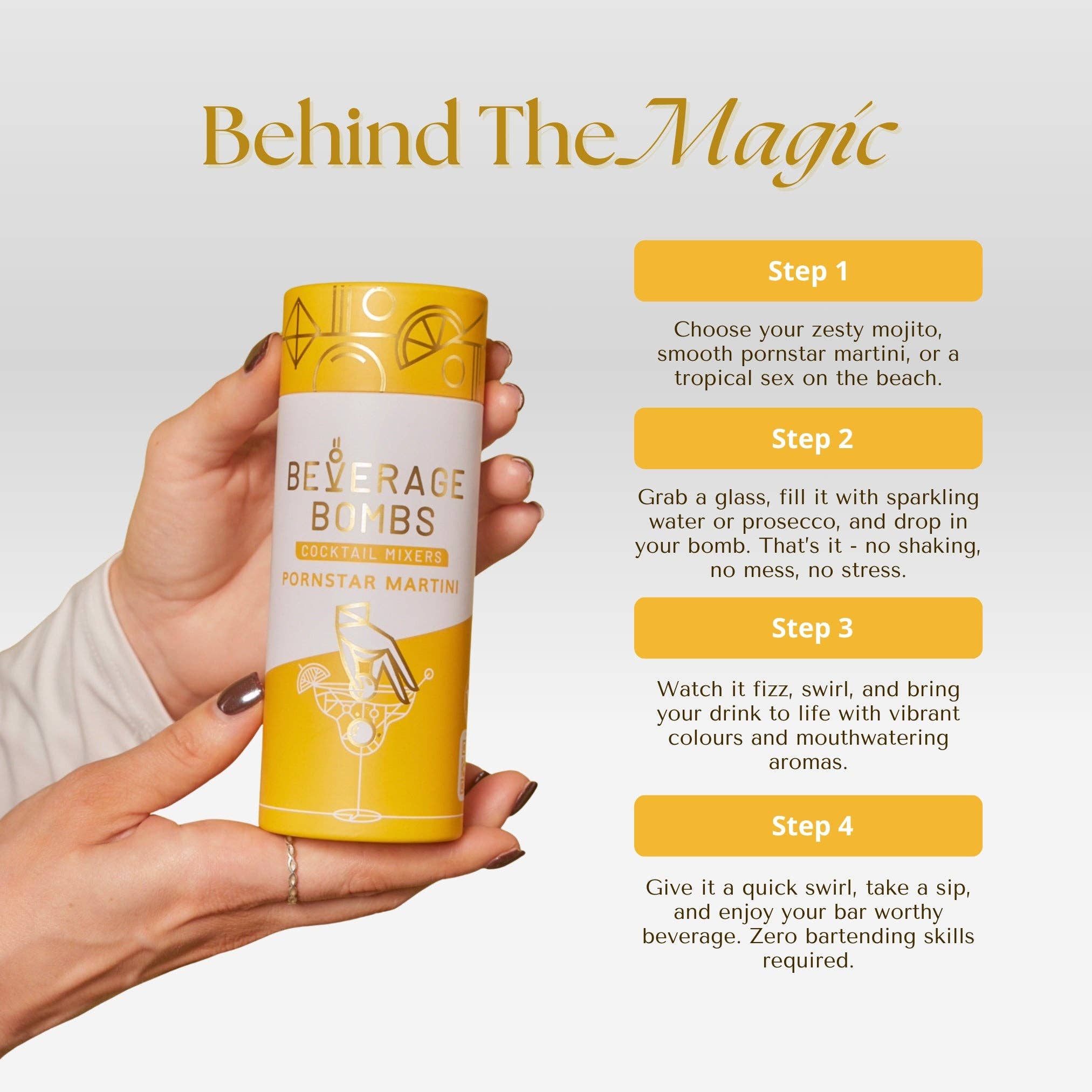 Beverage Bombs - The Near Instant Cocktail!: Mojito