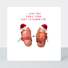 Petimo - Love You Pigs in Blankets Better Together Christmas Card