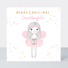 Petimo - Sugar Plum Merry Christmas Granddaughter Fairy Pink Card