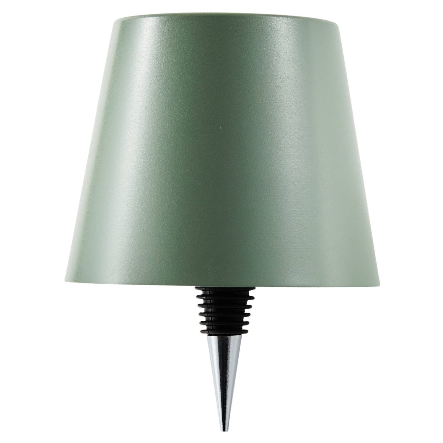 Cordless LED Table Lamp with Bottle Stopper: Gold