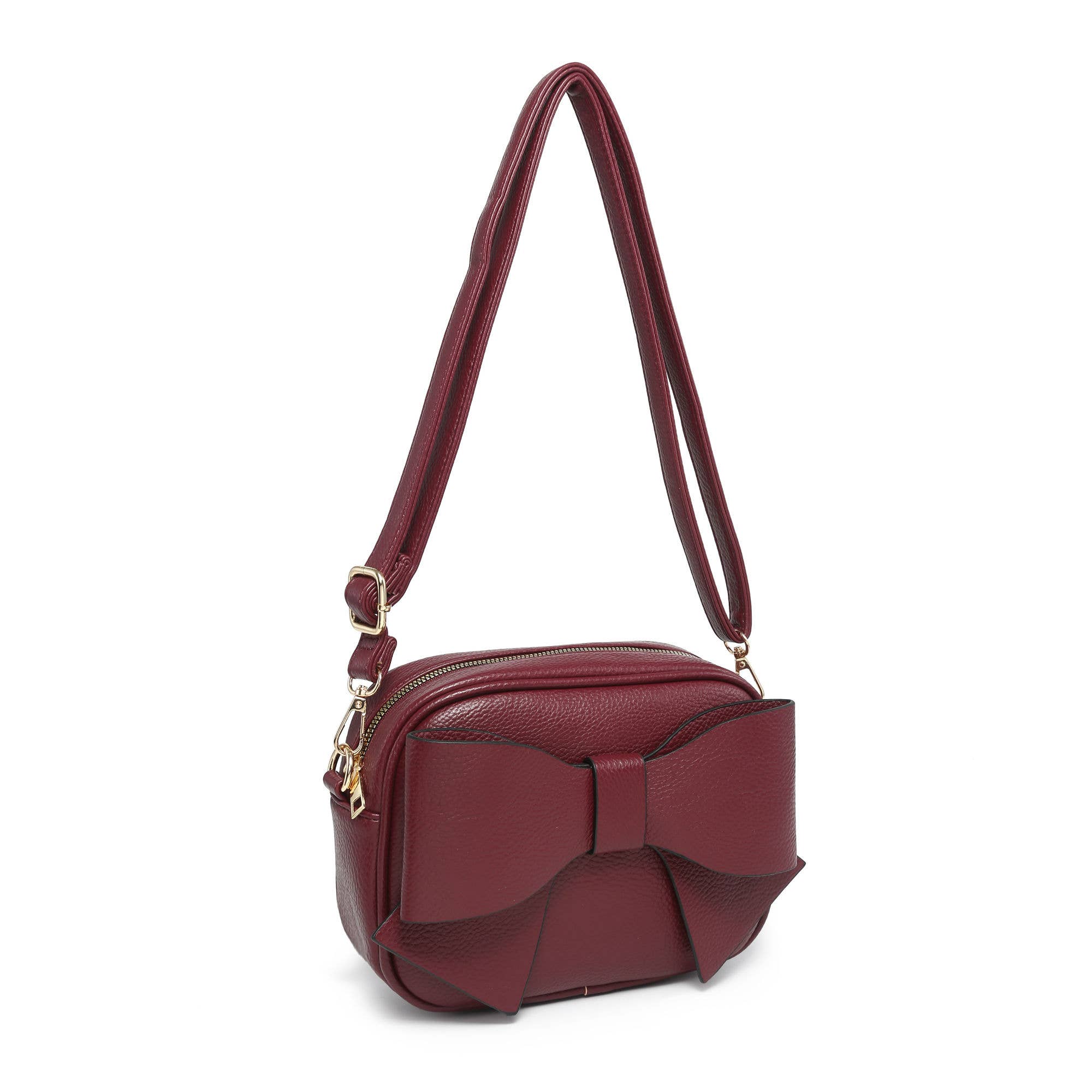 Beau Lilac Crossbody Bow Bag