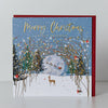 Belly Button Designs - Daughter Deer Scene Christmas Card