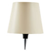 Cordless LED Table Lamp with Bottle Stopper: Cream