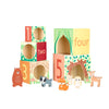 Orange Tree Toys - Woodland Wooden Stacking Cubes