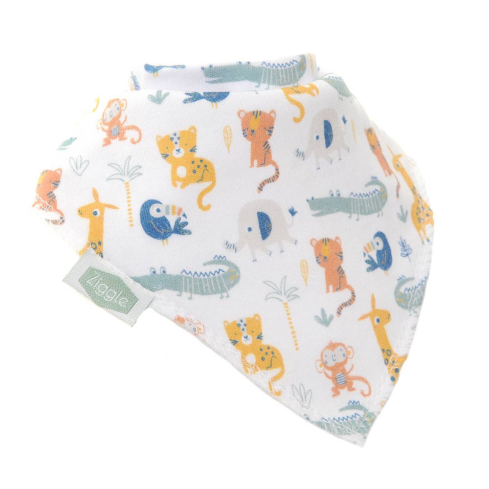 Ziggle Baby - Savanna Animals Bib Set: Set