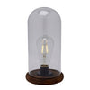 Hestia LED Light Up Glass Dome with Bulb Large