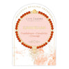 Life Charms Carnelian and Gold Wellness Semi Precious Bracelet - More Than Just a Gift | Narborough Hall