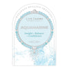 Life Charms Aquamarine and Silver Wellness Semi Precious Bracelet