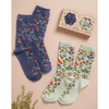 Floral Sophia Lane Socks - Set of 2