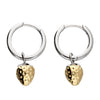 Iris & Miel Sterling Silver Strawberry Huggie Hoop Earrings