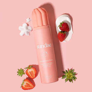 Sundae Strawberries & Cream Whipped Shower Foam - More Than Just a Gift | Narborough Hall