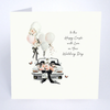 Five Dollar To the Happy Couple with Love on Your Wedding Day Card