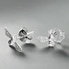 Iris & Miel Sterling Silver Bee Stud Earrings