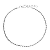 Sterling Silver Rope Twist Bracelet