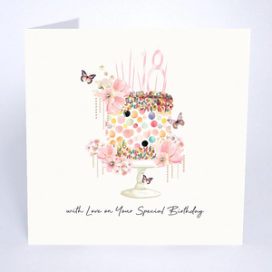 Beija-Flor 18 With Love Birthday Card - More Than Just a Gift | Narborough Hall
