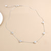 POM Silver Plated Flower Station Necklace - More Than Just a Gift | Narborough Hall