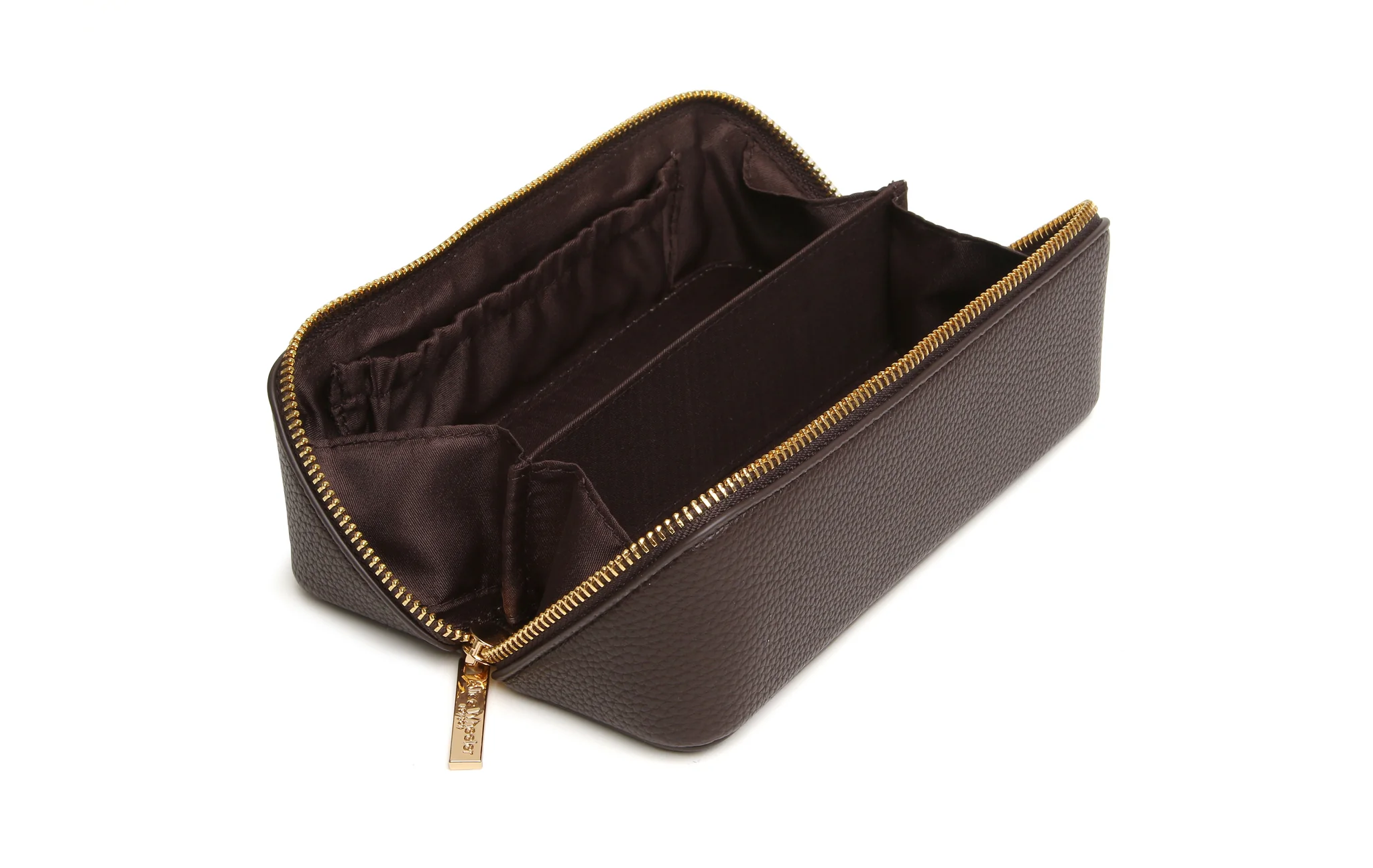 Alice Wheeler Chocolate Small Train Case