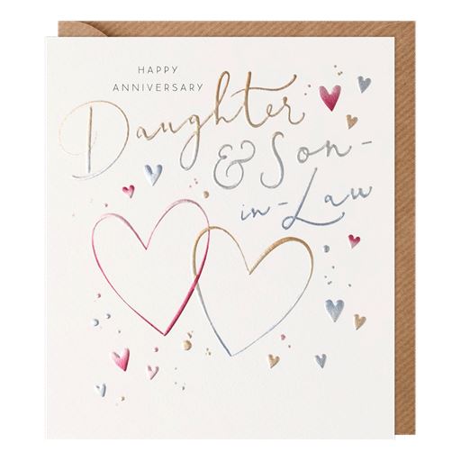 Vanilla Daughter & Son in Law Anniversary Card - More Than Just a Gift | Narborough Hall