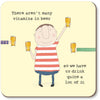 Rosie Made a Thing Vitamins Coaster