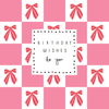 Pink Bow Birthday Wishes Card