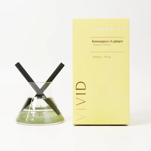 Serenity Vivid Diffuser - Lemongrass & Ginger - More Than Just a Gift | Narborough Hall