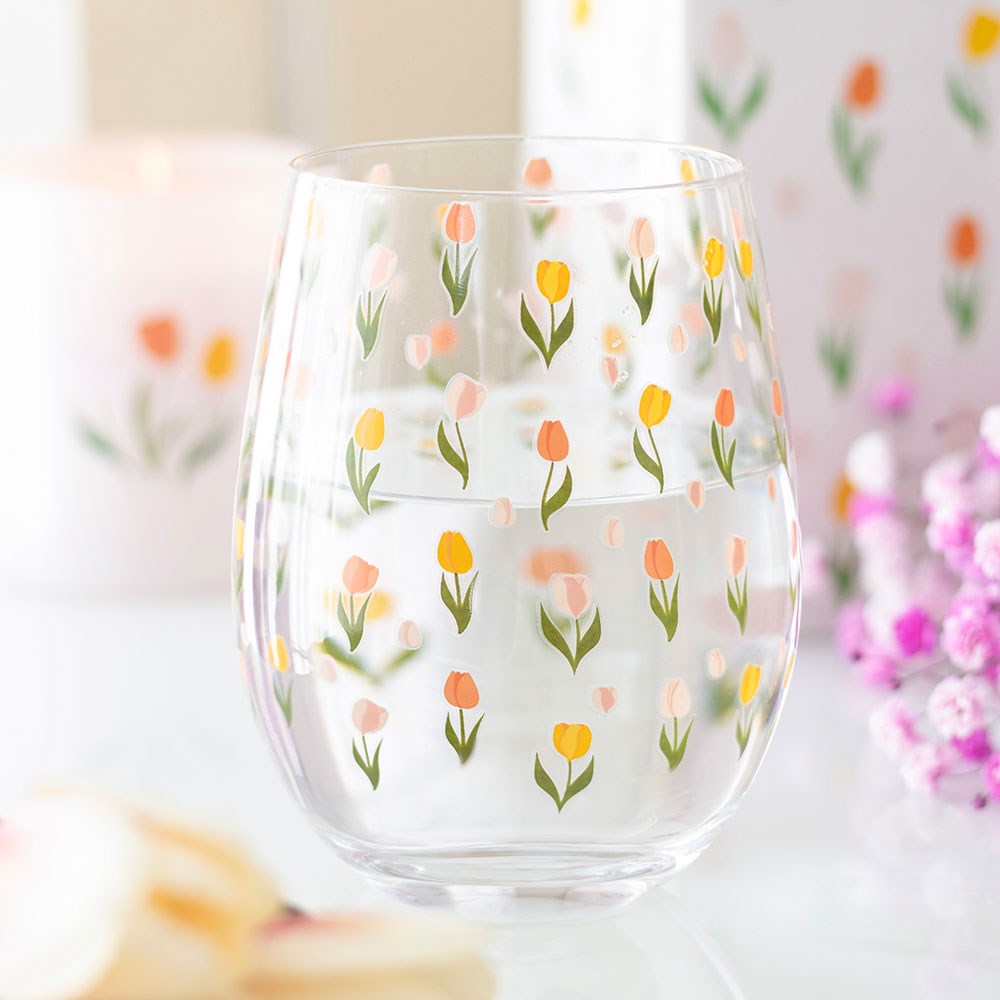 Tulip Stemless Glass - More Than Just a Gift | Narborough Hall