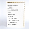 Musings & Mayhem There Comes a Time Card