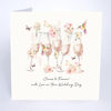Beija-Flor Cheers to Forever Wedding Card