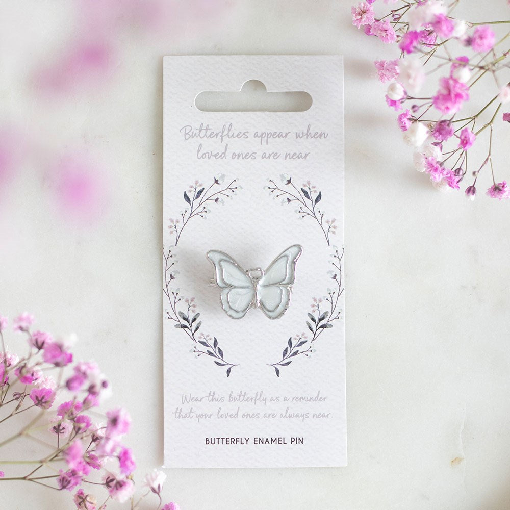 Butterflies Appear Enamel Pin - More Than Just a Gift | Narborough Hall