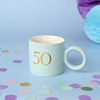50 Blue Confetti Mug