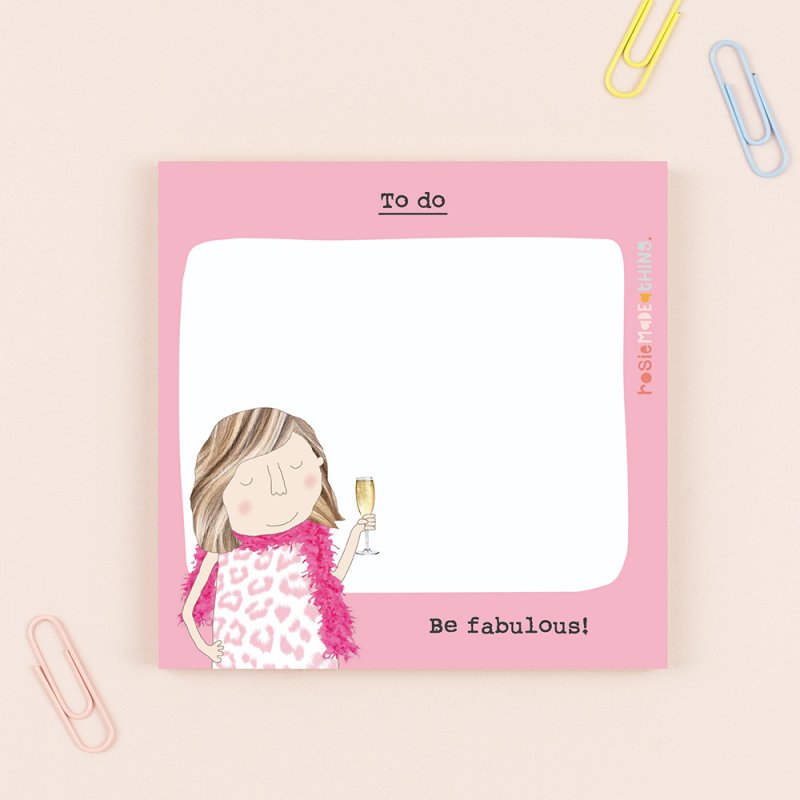 Rosie Made A Thing Be Fabulous Sticky Jots - More Than Just a Gift | Narborough Hall