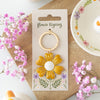 Daisy & Duck Yellow Daisy Keyring