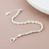 POM Willow Silver-Plated margarita chain bracelet