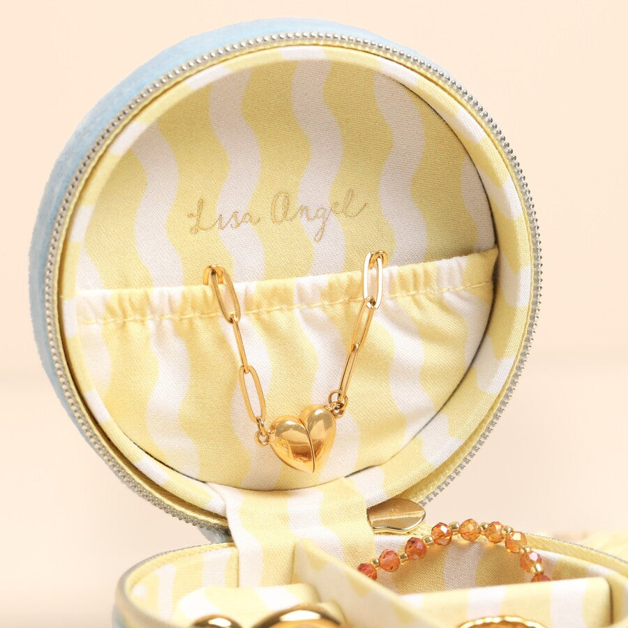 Lisa Angel Hello Lovely Round Jewellery Box