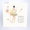 Beija-Flor Too Much Champagne Birthday Card