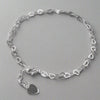 Sterling Silver Small Open Hearts Bracelet - More Than Just a Gift | Narborough Hall