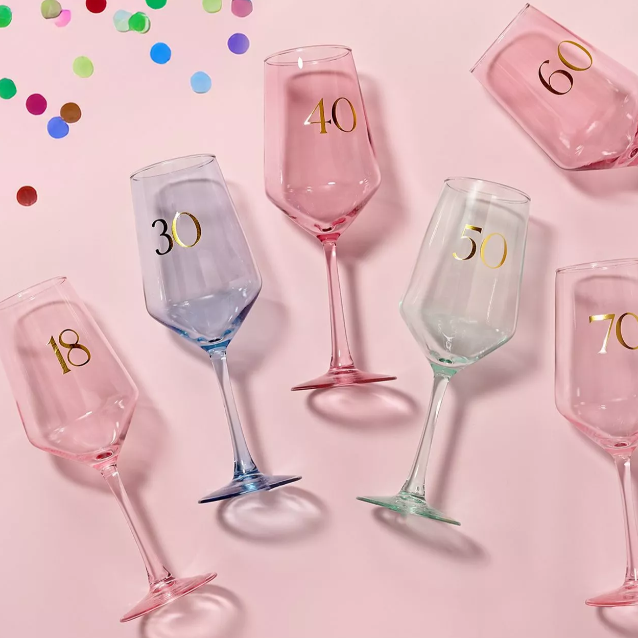Confetti Wine Glass - Friend - More Than Just a Gift | Narborough Hall