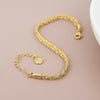 POM Willow Faux Gold-Plated margarita chain bracelet