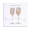 So Golden Son & Daughter-In-Law Wedding Card