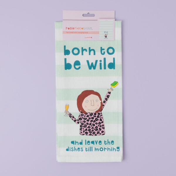 Rosie Made a Thing Born To Be Wild Tea Towel - More Than Just a Gift | Narborough Hall