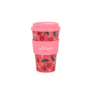 Sass & Belle Cherry Travel Coffee Cup - More Than Just a Gift | Narborough Hall
