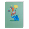 Kazoo Age 2 Elephant & Balloons Card