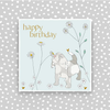 Happy Birthday Dog & Flower Card - More Than Just a Gift | Narborough Hall