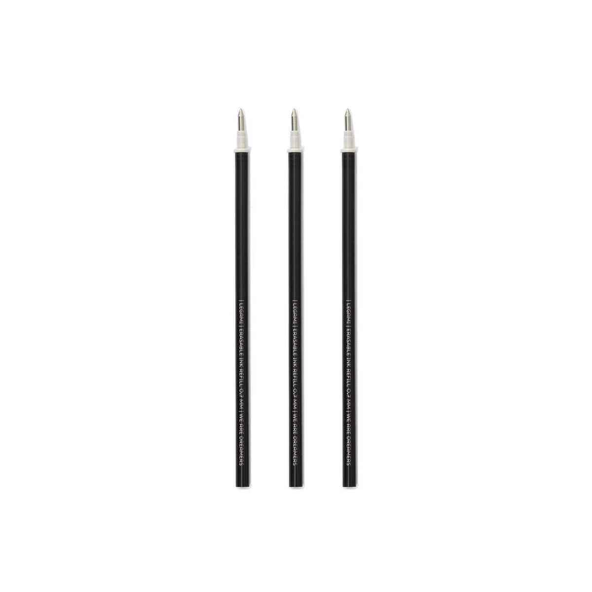 Legami Refill Erasable Pen - Black - Pack of 3 - More Than Just a Gift | Narborough Hall