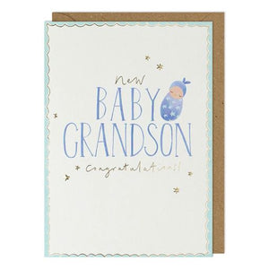 Reflections New Baby Grandson Card - More Than Just a Gift | Narborough Hall